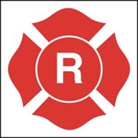 Accuform Engineer Grade Reflective Vinyl, 9 in x 9 in, 1/4-in holes MFEX567